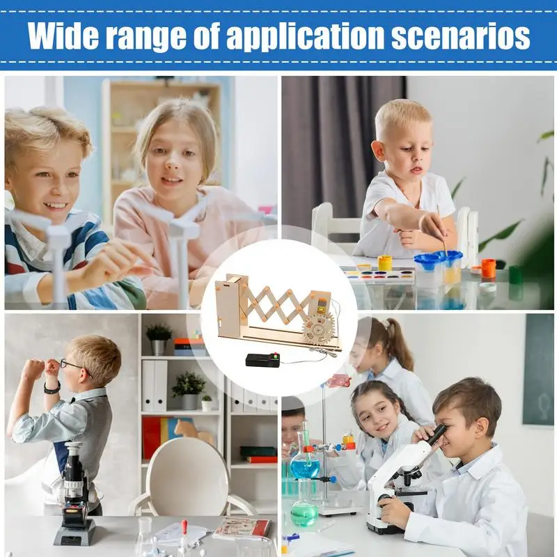 Science Experiments For Kids Electric Telescopic Door Science Experiment Kit Physics Toys Interactive Toddler Educational Toys