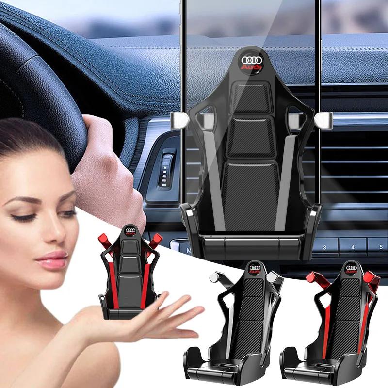 

Universal Car Phone Holder Gravity Cell Phone Stand GPS Support For Audi C7 C6 C5 B5 B6 B7 B8 B9 D3 Q3 Q5 Q7 TT A1 A3 A4 A5 A6
