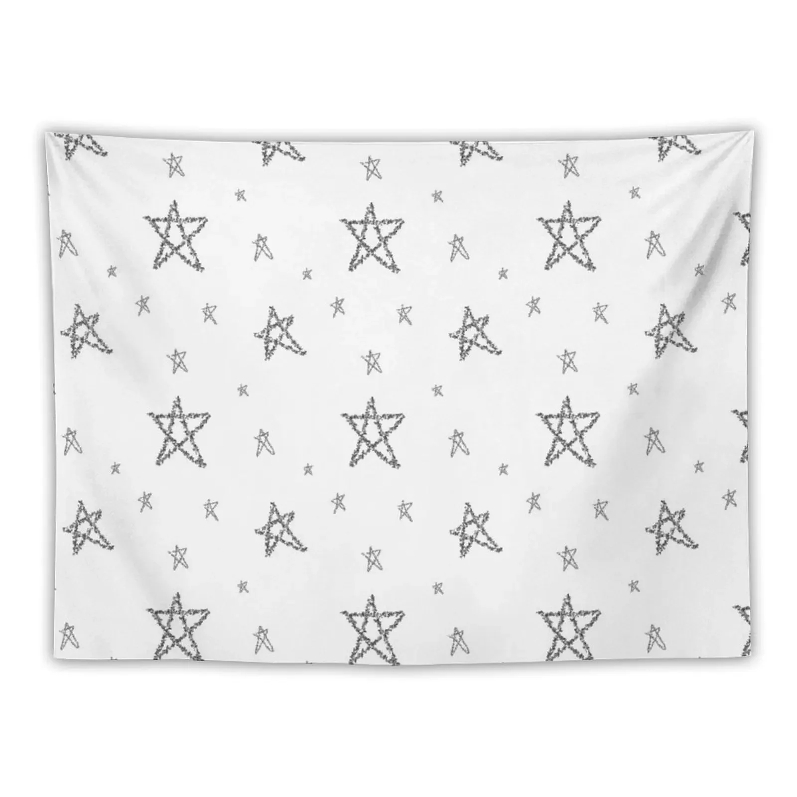 

Silver Star Pattern Tapestry Aesthetic Home Decor Wall Hanging Tapestry