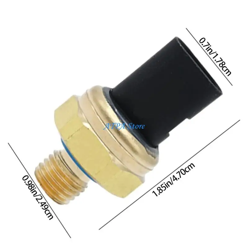 เซ็นเซอร์ความดันน้ำมัน U13C ความแม่นยำสูงการตรวจสอบเซ็นเซอร์ความดันอากาศต่ำ 7592532 12617592532 51CP18-01 เซ็นเซอร์ความดันน้ำมัน