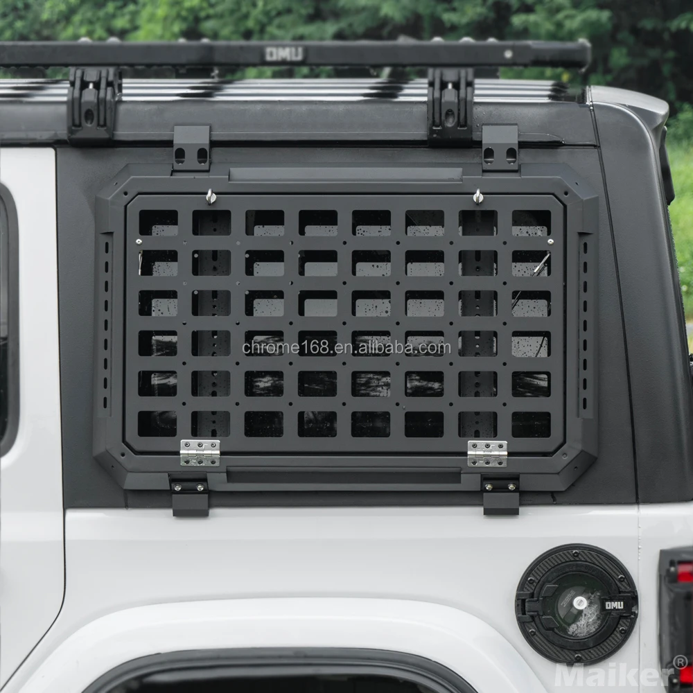 Multifunctional Storage Box For Jeep Wrangler JL Accessories MOLLE Window Expansion Panel For Jeep