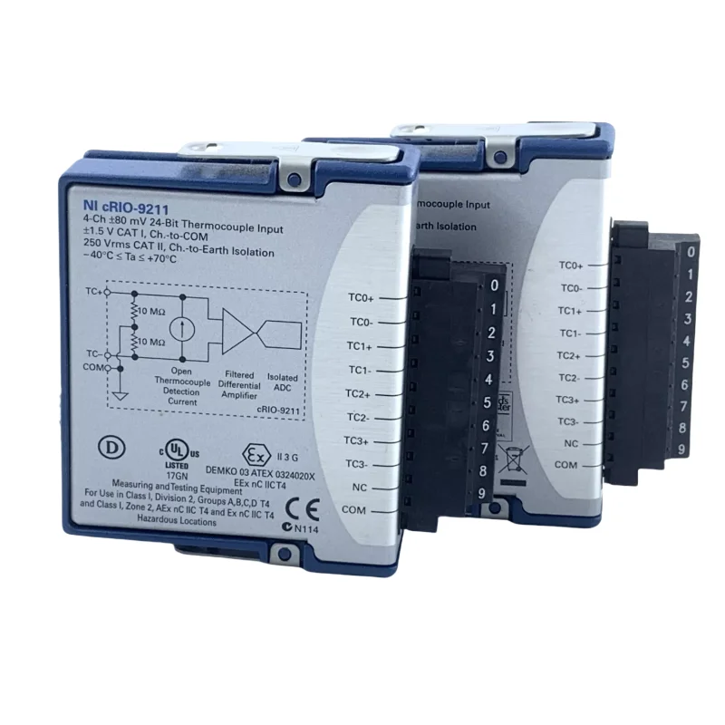 Модуль ввода данных National Instruments NI 9211 CDAQ для измерения температуры/термопары, протестирован, готов к использованию