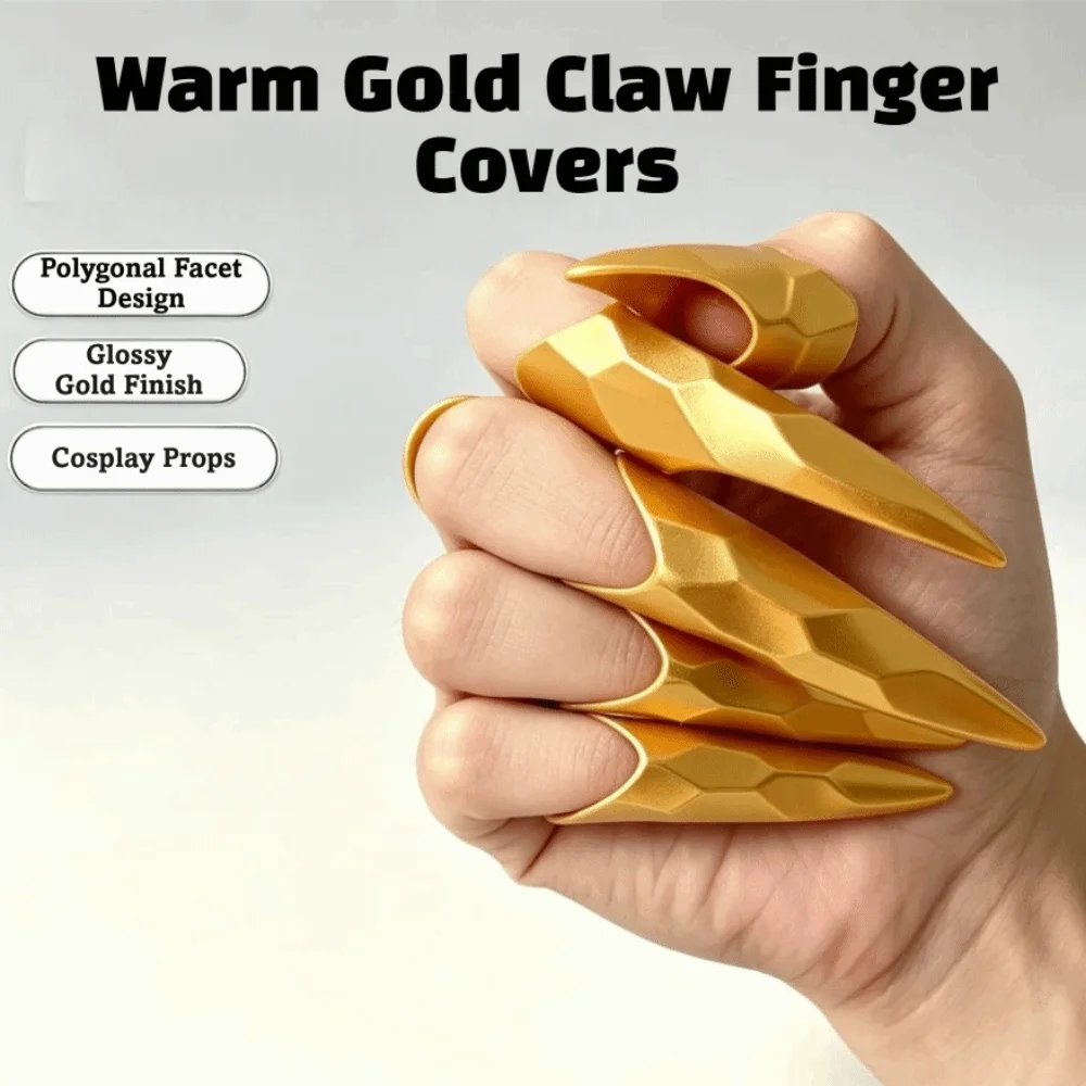 10 Stück verstellbarer Fingerring mit hohlem Design im antiken Stil, Fingernagelring im Vintage-Stil, Knöchelring für lange Nägel – Detail 2