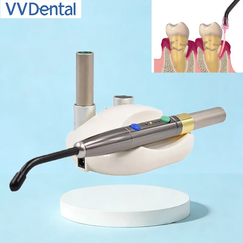 Portable Dental Diode Laser Low Level Laser Therapy Device Oral Soft Tissue Laser Pen for Gingival Whitening F3WW