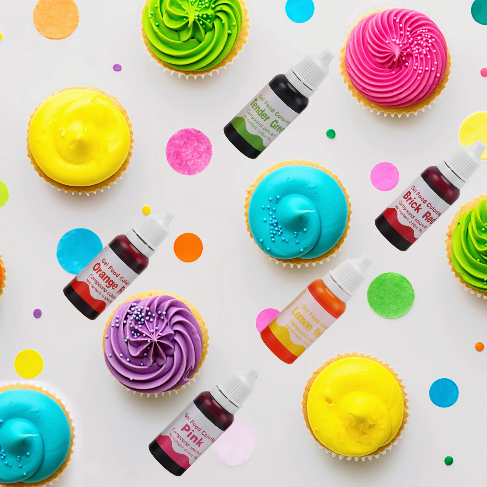 Factory sale 26 Colors Box 15g Food Coloring Gel for Baking Fondant Cooking Food Color Cake Coloring Cake Decorating