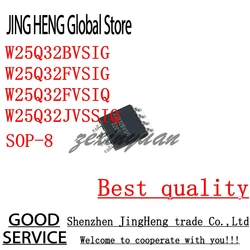 10Pcs W25Q32BVSIG 25Q32BVSIG W25Q32FVSIG 25Q32FVSIG W25Q32FVSIQ 25Q32FVSIQ W25Q32JVSSIQ 25Q32JVSSIQ 25Q32 SOP-8 FLASH IC