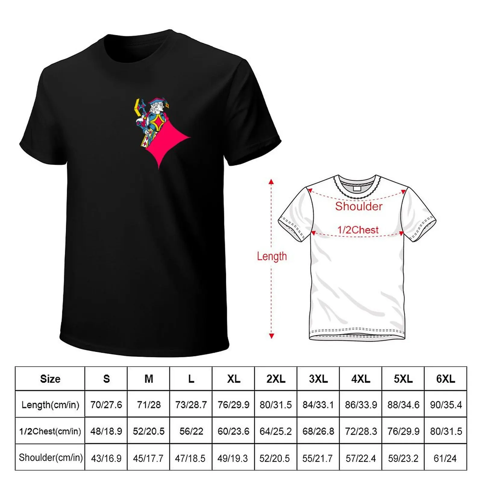 Color Jack of Tiles T-Shirt Holiday Simple Tee Shirt