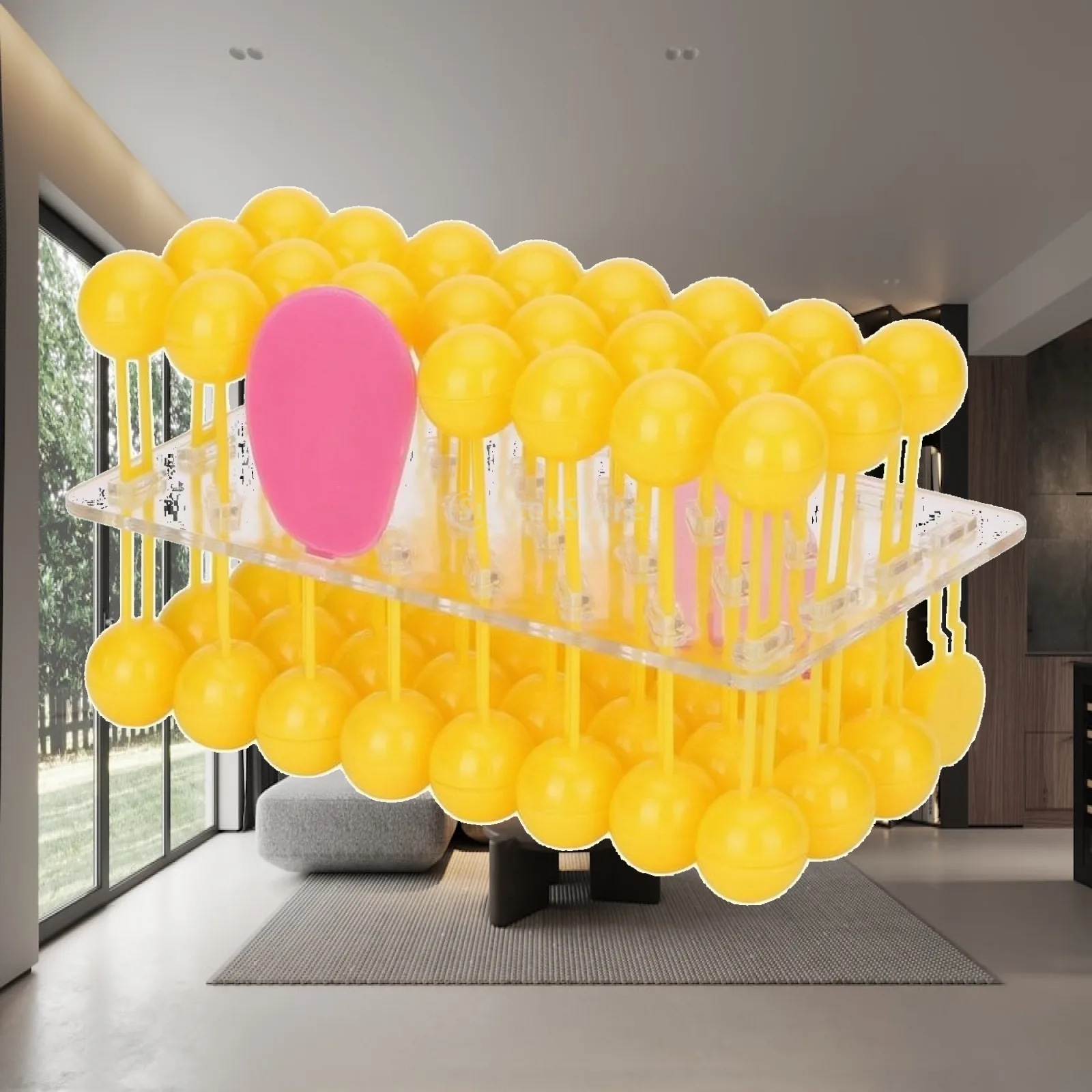Modèle plastique interactif de membrane cellulaire pour l'enseignement de la biologie en classe, aide pédagogique, structure en mosaïque, présentation des lipides et des protéines