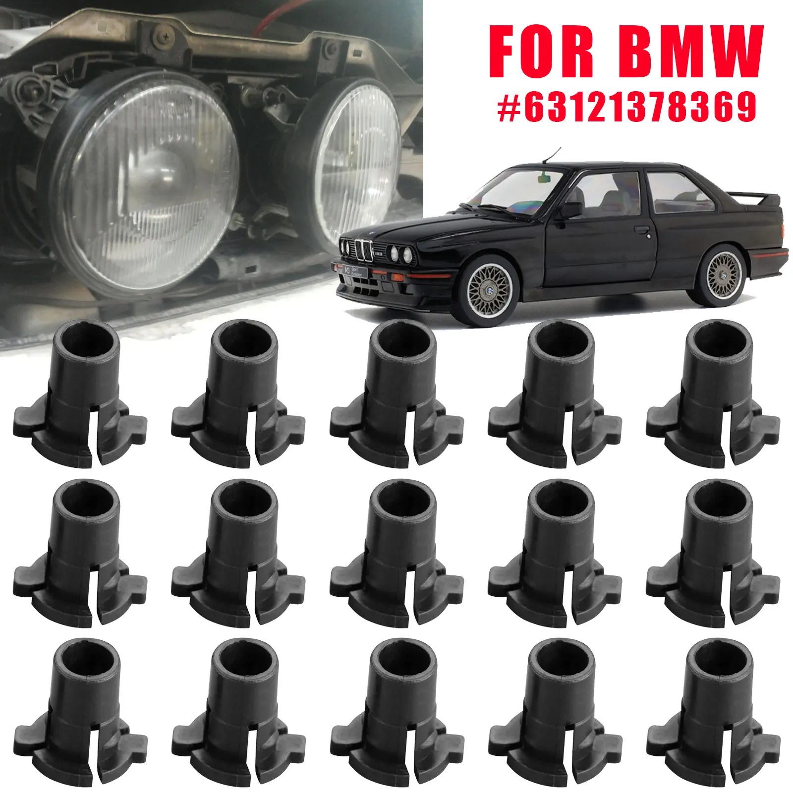 كشافات المصباح ضبط مقاطع المسمار قوس السحابة 63121378369 لسيارات BMW 3 5 6 7 8 Series E31 E30 E34 E24 E32 E46