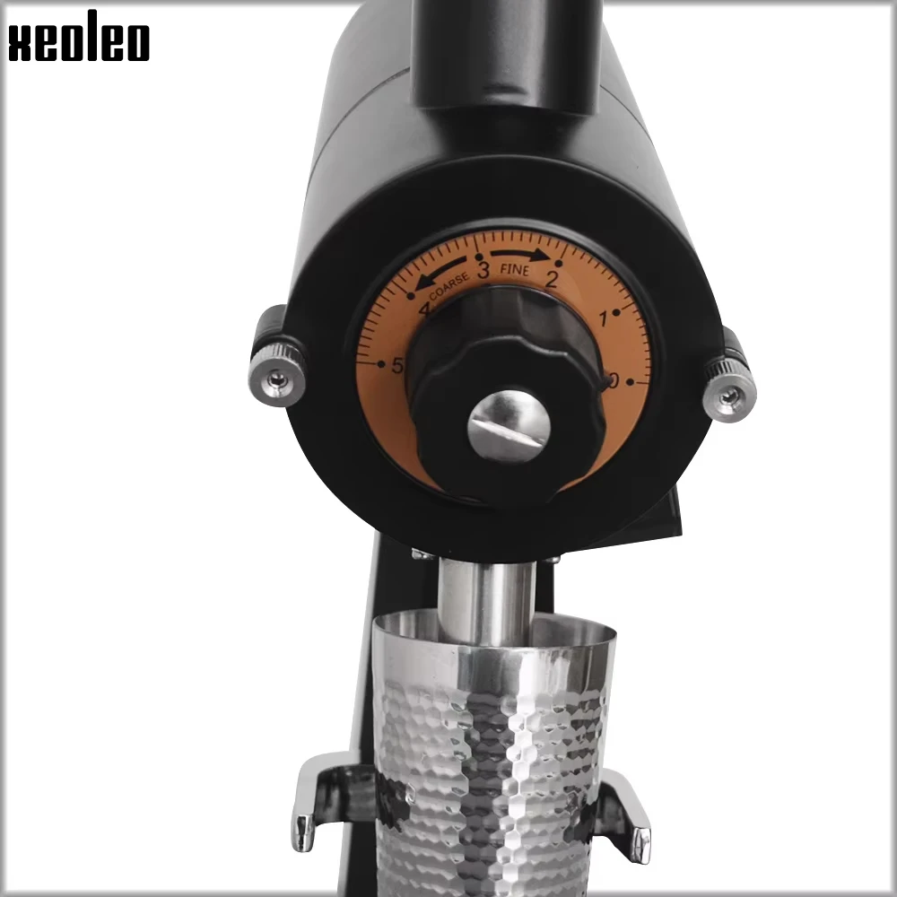 XEOLEO Rvs Elektrische Koffiemolen 400g Koffiebonen Grinder Koffie Freesmachine 150W