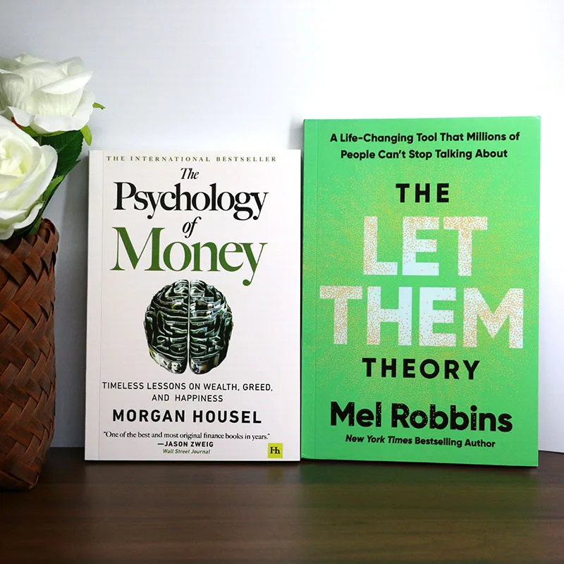

《Психология денег》+《The Let Them Theory》Набор богатства и силы Для читателей и поиска успеха, вдохновляющий подарок на Рождество