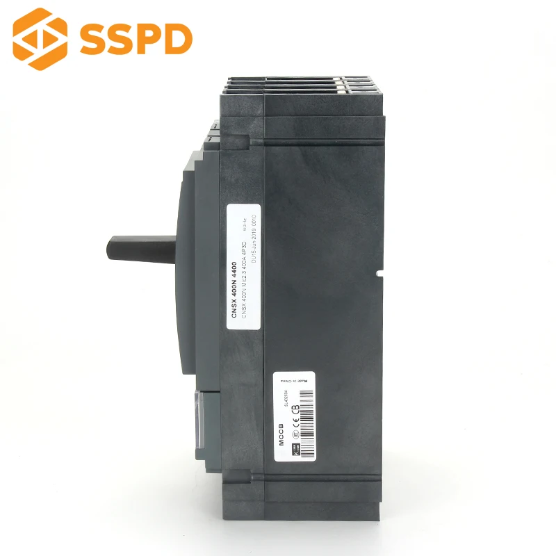 MSCNSX 4P 400A SSPD MCCB AC Moulded Case Circuit Breaker