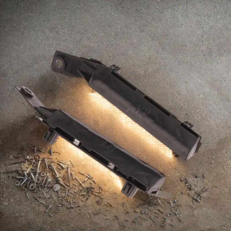 

1/2 шт. кронштейн переднего бампера автомобиля, крепежная пластина, пряжка для Nissan Tiida, старая модель 62224-ED50A 62225-ED50A