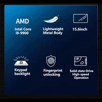 15.6 Inch Ultra Slim Windows 11 Laptop Computer 32GB RAM 512GB 1TB SSD Intel i9 9900 Notebook Gamer 1920x1080 Office PC Max Pro - Image 3