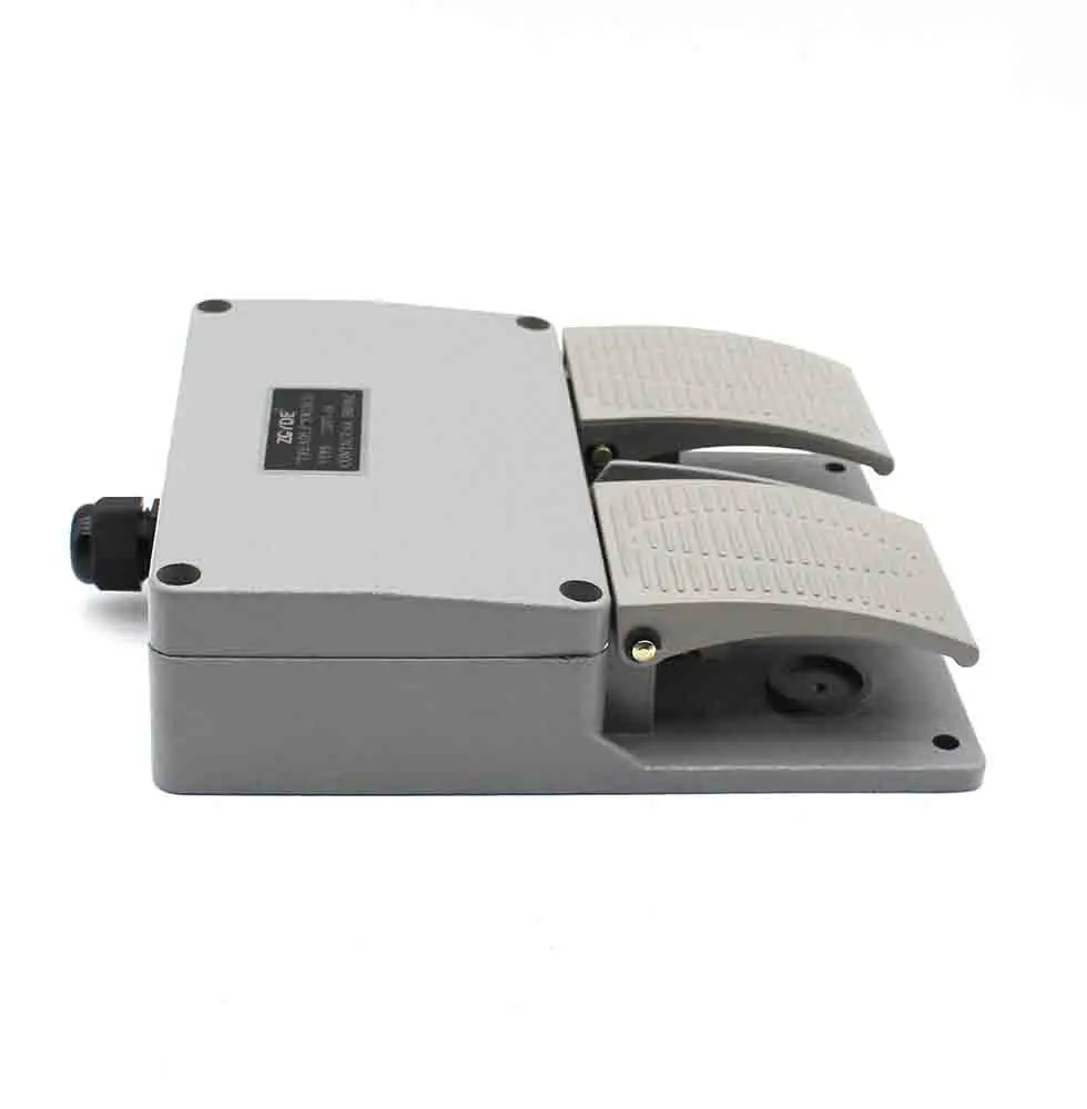 YDT1-16 AC 380V 6A aluminum double with KH9011 core silver point foot pedal switch MD6-L02