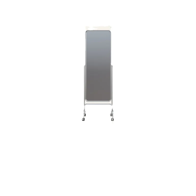 

YY Zhonggu Stainless Steel Full-Length Mirror Cloakroom Clothing Store Mirror Movable