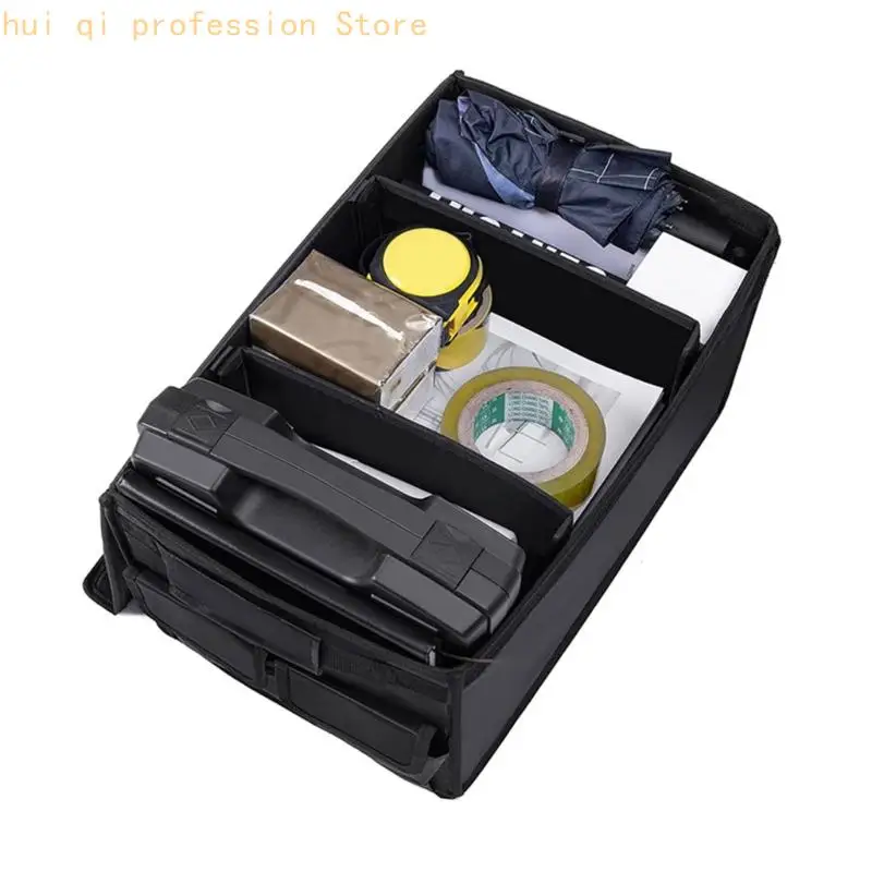 Aufbewahrungsbox Anti-Rutsch-Spritzwassergeschützter Kofferraum-Organisationsbehälter Auto-SUV-Organizer H8WE – Detail 9