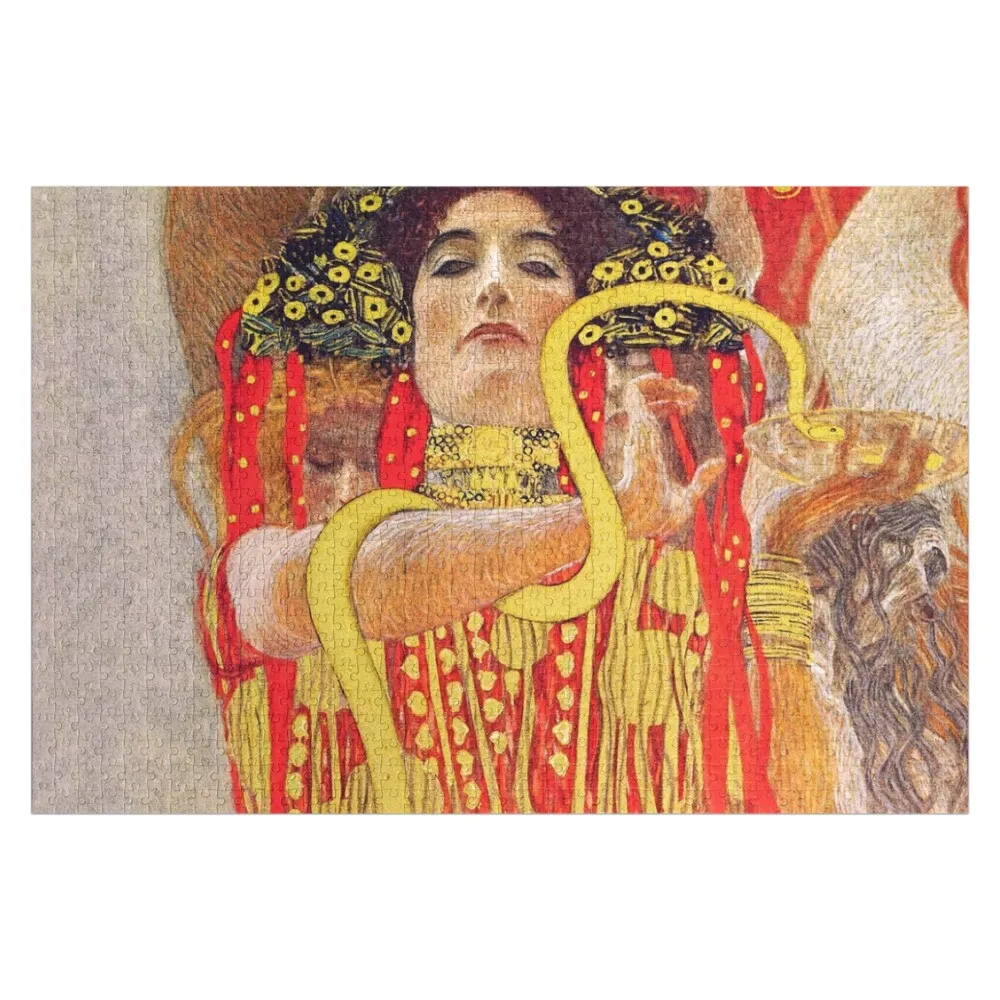 

Gustav Klimt University of Vienna Ceiling Paintings (Medicine), detail showing Hygieia Jigsaw Puzzle Customized Picture Puzzle