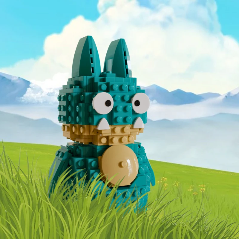 412 PCS Customize Famous animated pets MOC Customize Modular Building Block Creative Design Popular DIY Boys Toy Christmas Gift