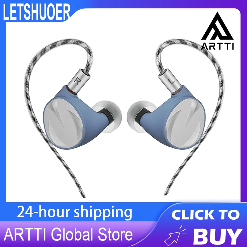 

LETSHUOER S15 HiFi 14.8mm Planar Driver in Ear Wired Monitors Earphones R-Sonic Passive Filtering Module 2.5+3.5+4.4MM Connector