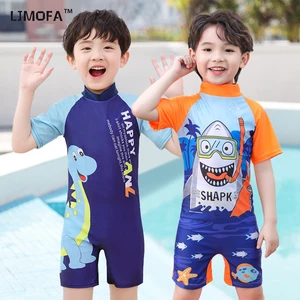 Unique Baby Boy and Girl Piece Swimsuit, Children's Short Sleeve Swim, Small Child, Children's Unicorn of Cartoon, Kids Bathroom 10 MAIN SALES CHILD BATHINING - №10