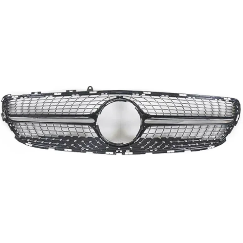 

Suitable for Mercedes-Benz modified medium grid, silver black grille