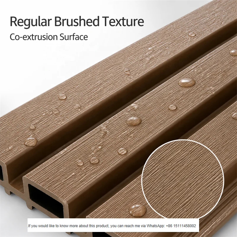Interior Apartment Background Decor Modern Fluted Surface Waterproof Composite Material Grade Decorative ASA Wall Panels