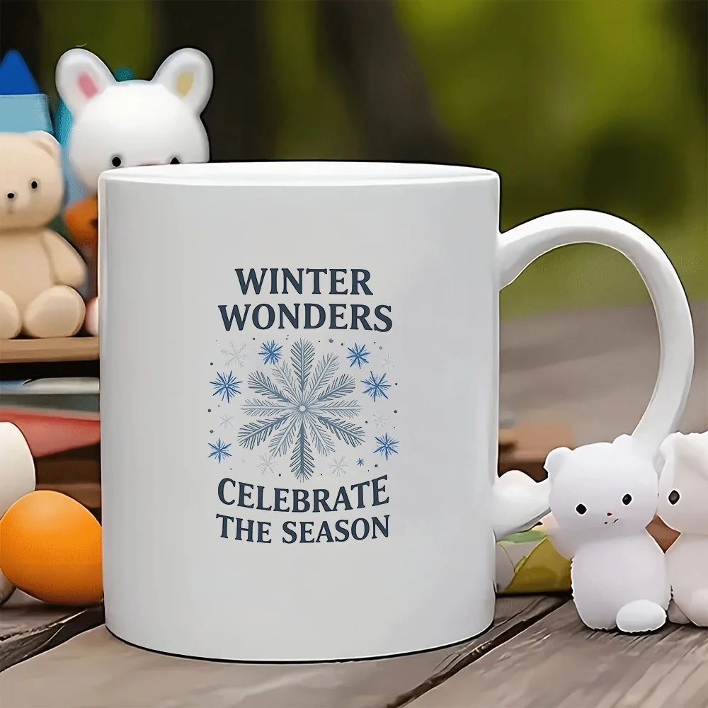 

11oz Winter Adventure Mug - Christmas Gift Couples & Family Coffee Cup Creative Office Cup