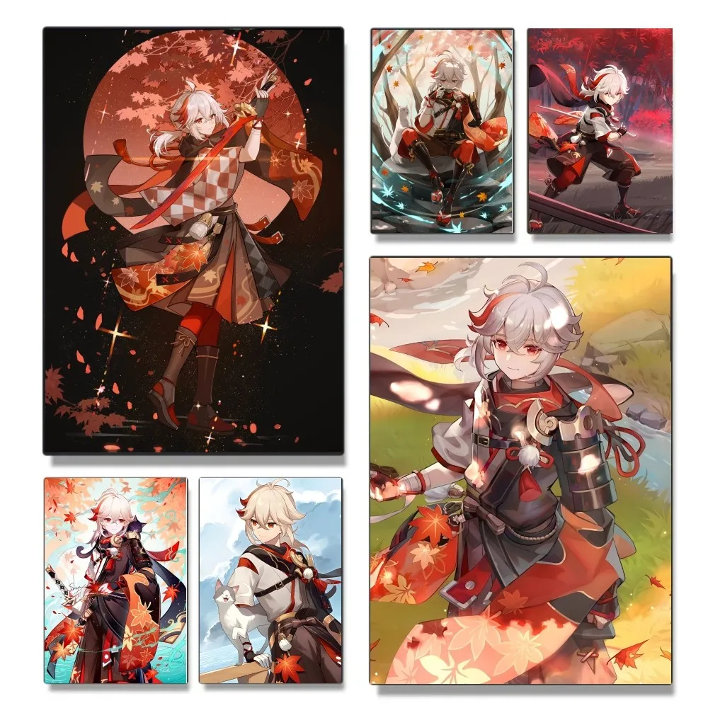 K-Kaedehara K-Kazuha Poster Frameless Painting Bedroom Wall Sticker Living Room Home Decoration