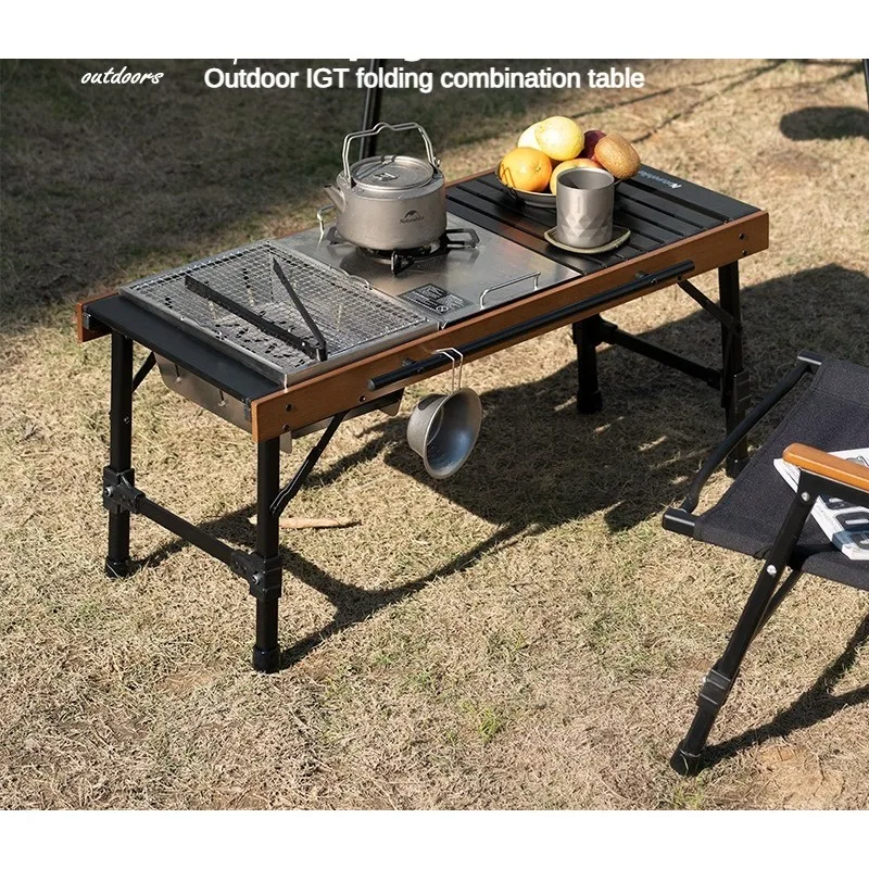 

Table Camping Folding Combination Table Ultralightweight Detachable Picnic Table Portable Aluminium Alloy Tables