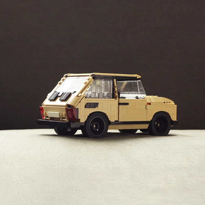 

705PCS Moc Polski Fiat 126p Speed Champion Supercar Building Blocks Technique Racing Creative Garage Toys Brick Gifts