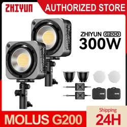 ZHIYUN MOLUS G200 300W Professional Photography Light 2700K-6500K LED Video Light APP Control Camera Light Studio Photo Lamp