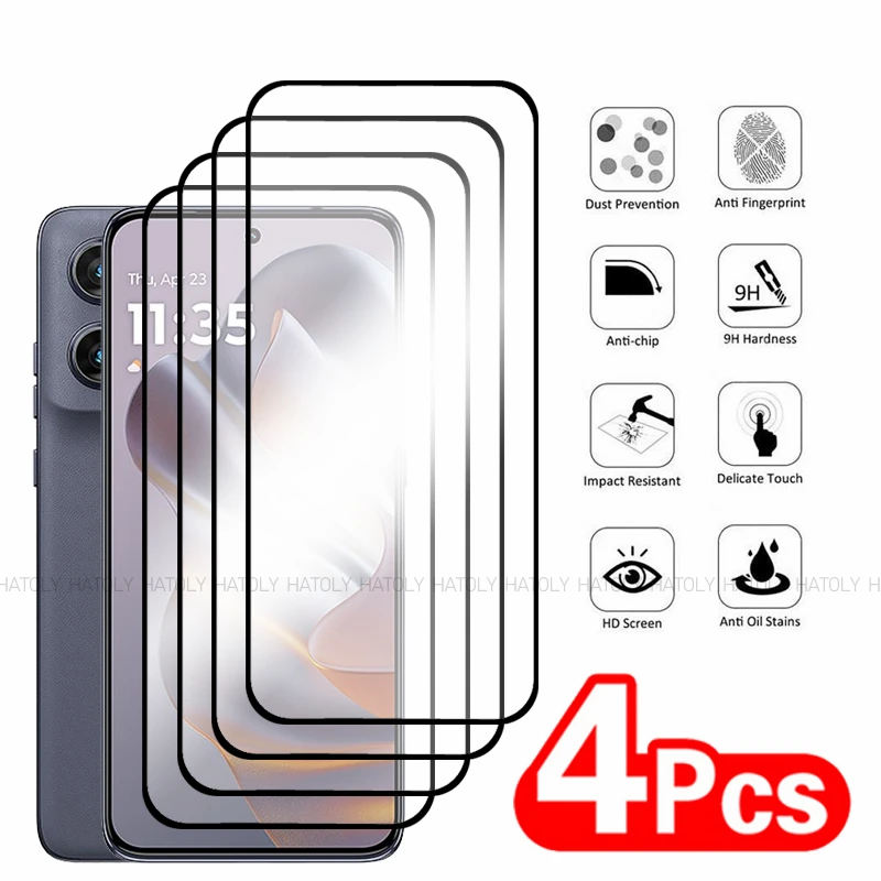 2/4 SZTUK Szkło hartowane do Motorola Edge 50 Neo Screen Protector Motorola Edge 50 Neo Full Glue Phone Film Motorola Edge 50 Neo