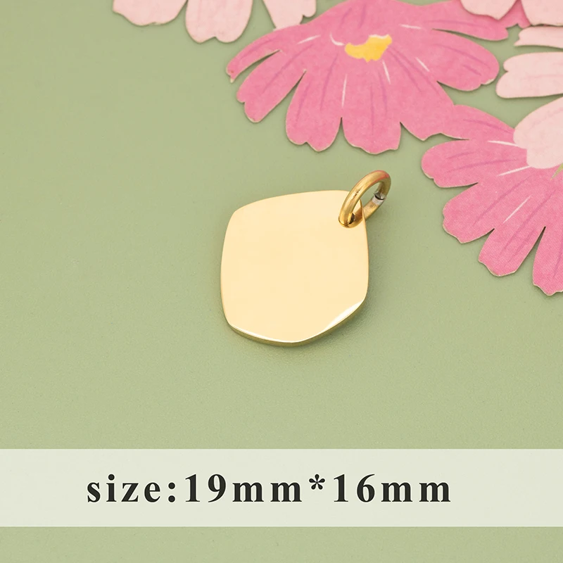 assoonas, 4 Stück/Set, MI64, wasserdichte Schmuckaccessoires, 316L-Edelstahl, Anhänger, Schmuckzubehör, DIY-Anhänger – Detail 11