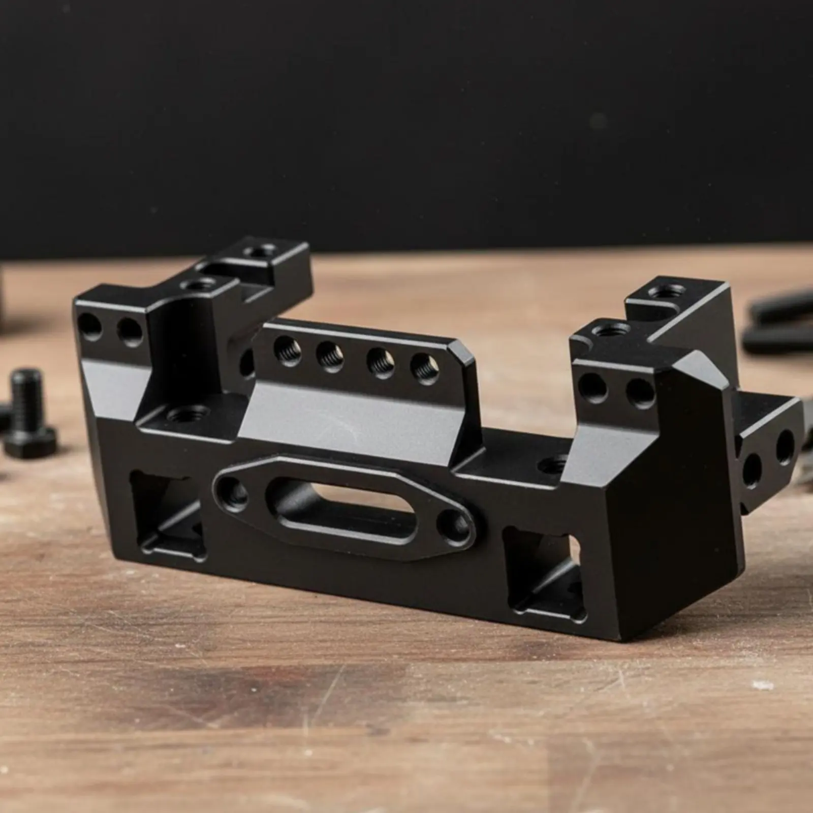

1/10 Scale Crawler Servo Bracket Multi-Function Aluminum Servo Winch Mount RC Car Winch Bracket Increased Strength