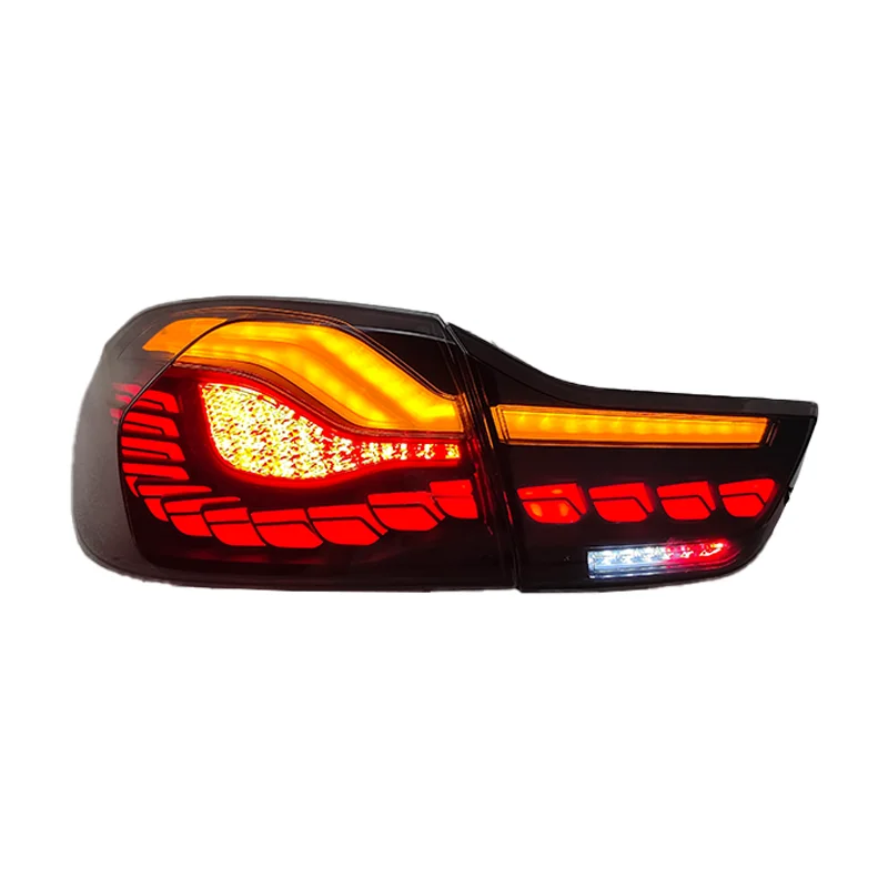 

RStype Car LED rear Lights taillamp tail light for BMW 4-serise F32/F36 2014-2020 GTS style Taillamp Smoke