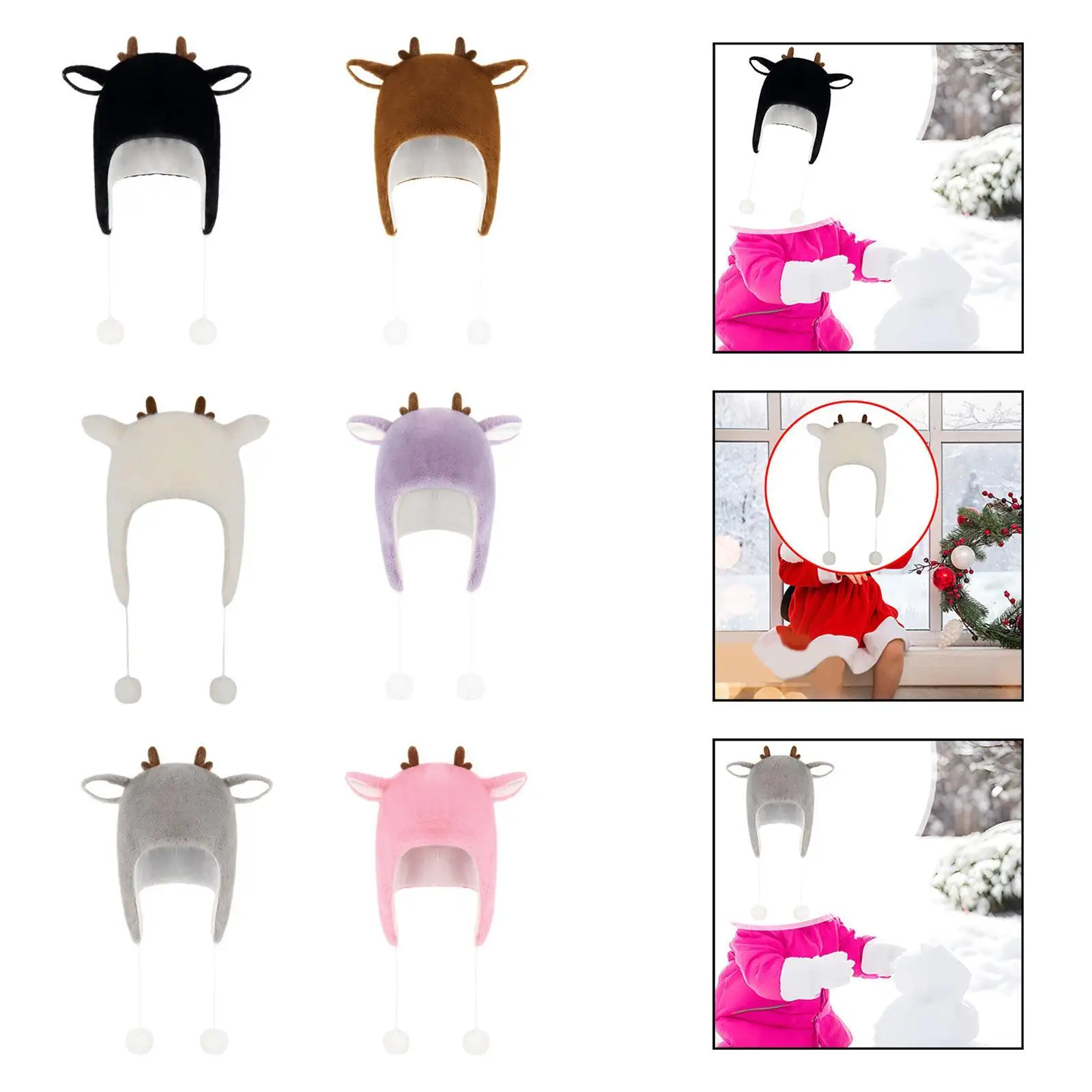 

Christmas Hat Novelty Women Decorative Costume Accessory Xmas Hat for Cosplay