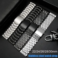 24mm 26mm 28mm 30mm Stainless Steel Watch Strap for diesel DZ4316 DZ7395 7305 4209 4215 Men Metal Solid Wrist watchband Bracelet