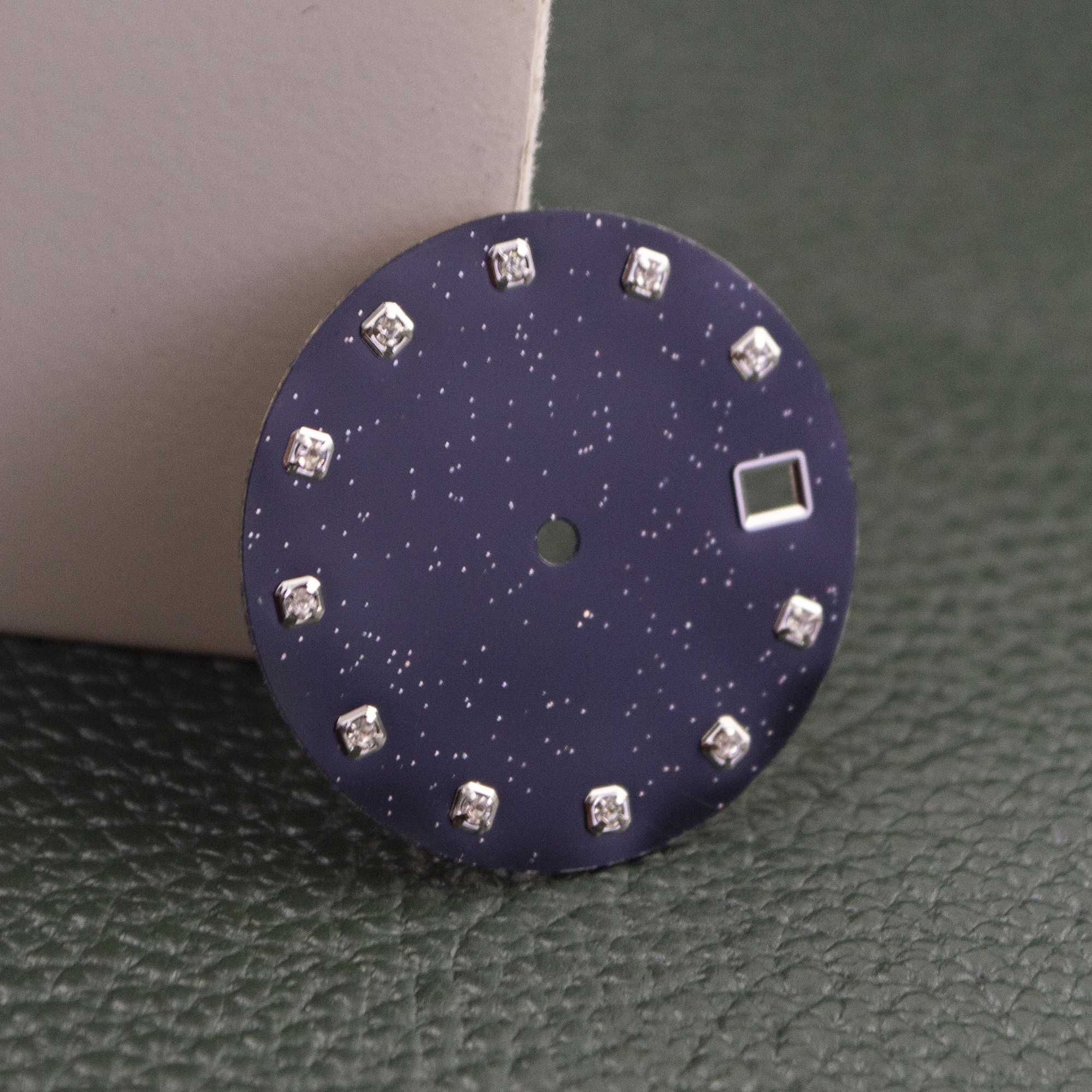 8215 Watch Dial  28.5mm Mod Watch Dial Diamonds Dial For 8215 Mechanical Movement Sparkling Starry Watch Dial Watch Parts
