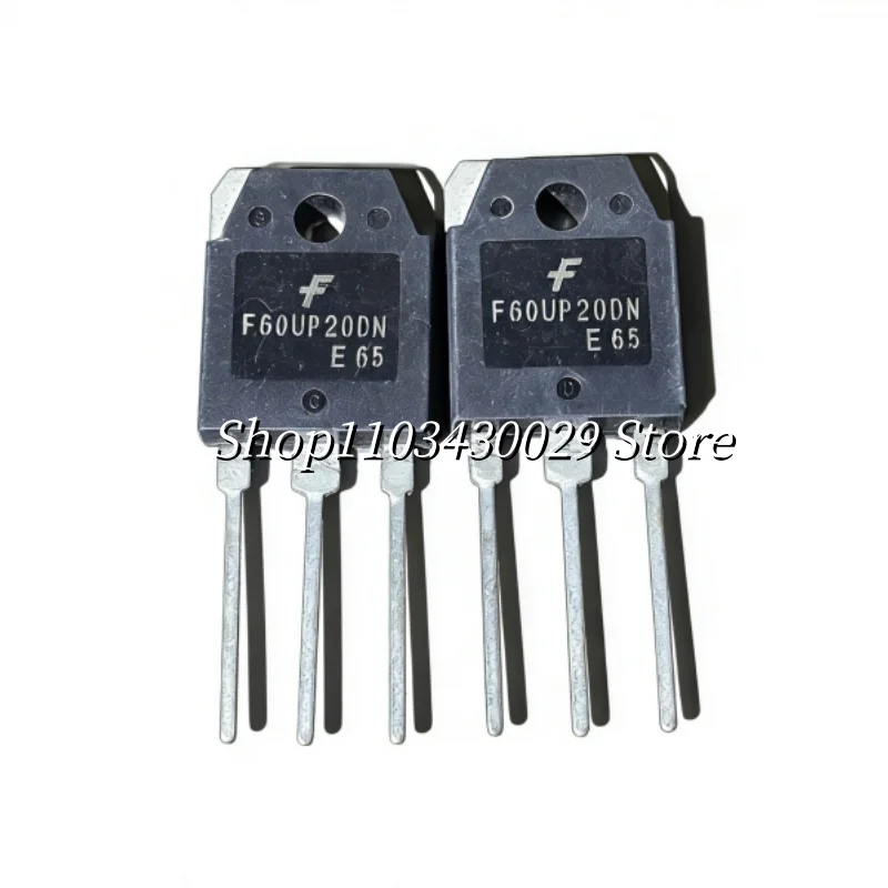 10Pcs new original F60UP20DN fast recovery diode TO-3P 200V 60A high-power rectifier, suitable for inverter circuits