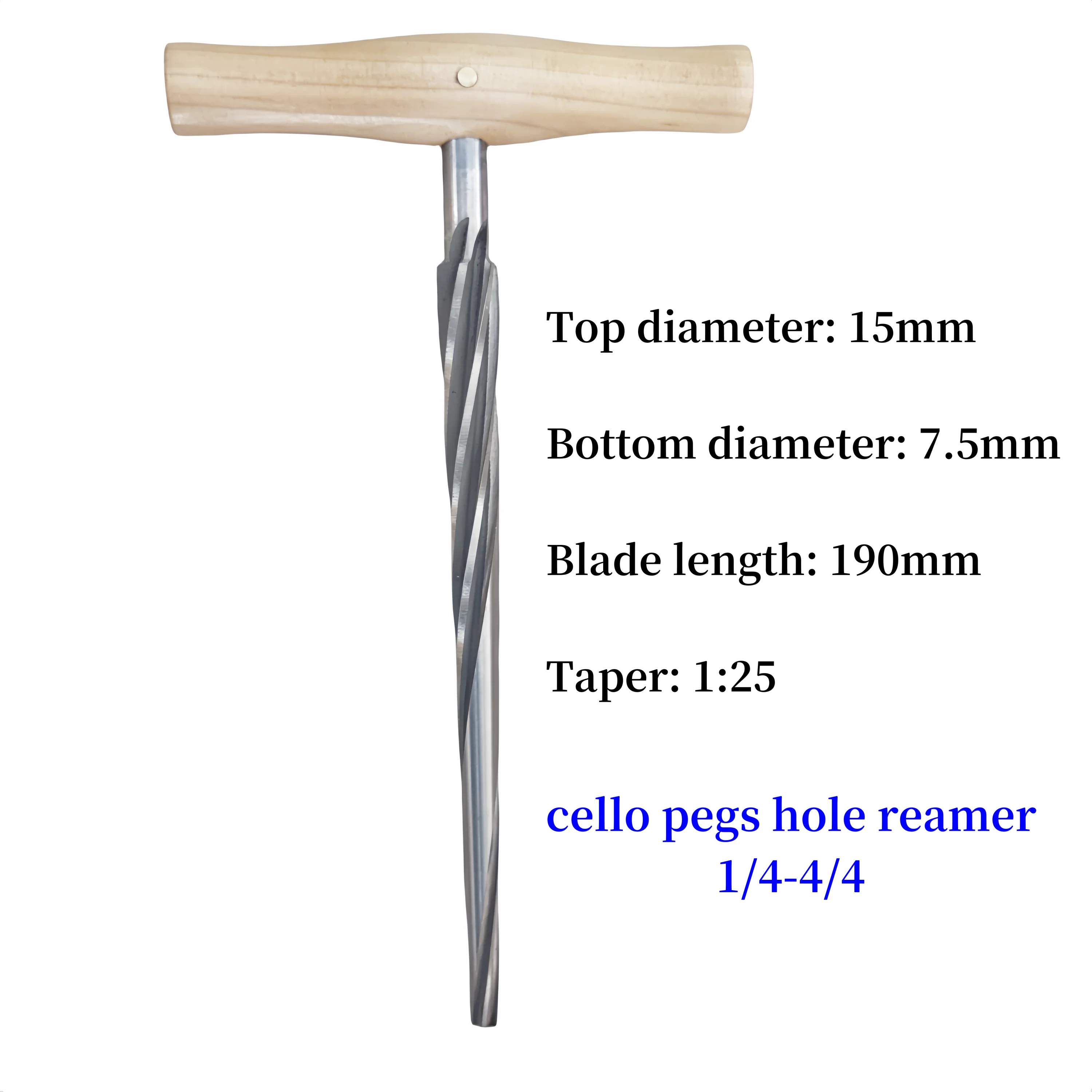 High Quality Cello Pegs Tool Cello Pegs Hole Reamer Cello Making Tools