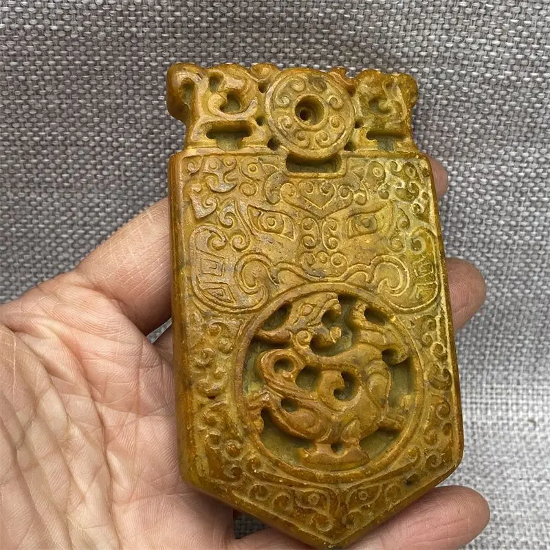 

Antique Jade Old Goods Ancient Jade Pendant Xiuyu Jade Pendant Wall Ornament
