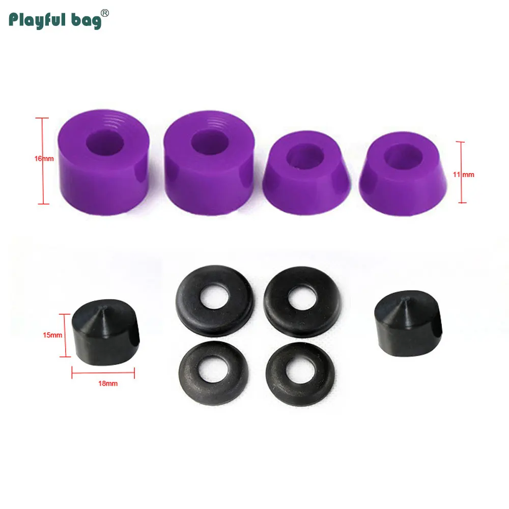 7-inch Skateboard Trucks Bushing PU Shock Absorber Washer Accessories Top Cushion PIVOT Cups AMB287