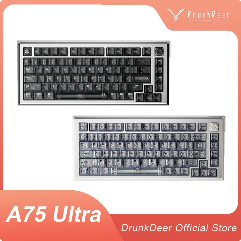 DrunkDeer A75Ultra HE Gaming Keyboard，Qian Magnetic Switch Rapid