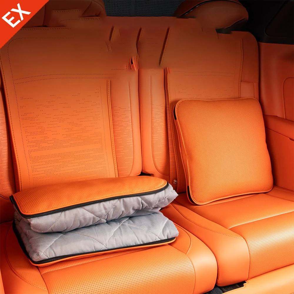 

Для GEELY Lynk&Co 900 2025-2026 Автомобильная подушка и одеяло 2-в-1: четырехсезонное одеяло двойного назначения, портативный автомобильный комфортный аксессуар для путешествий