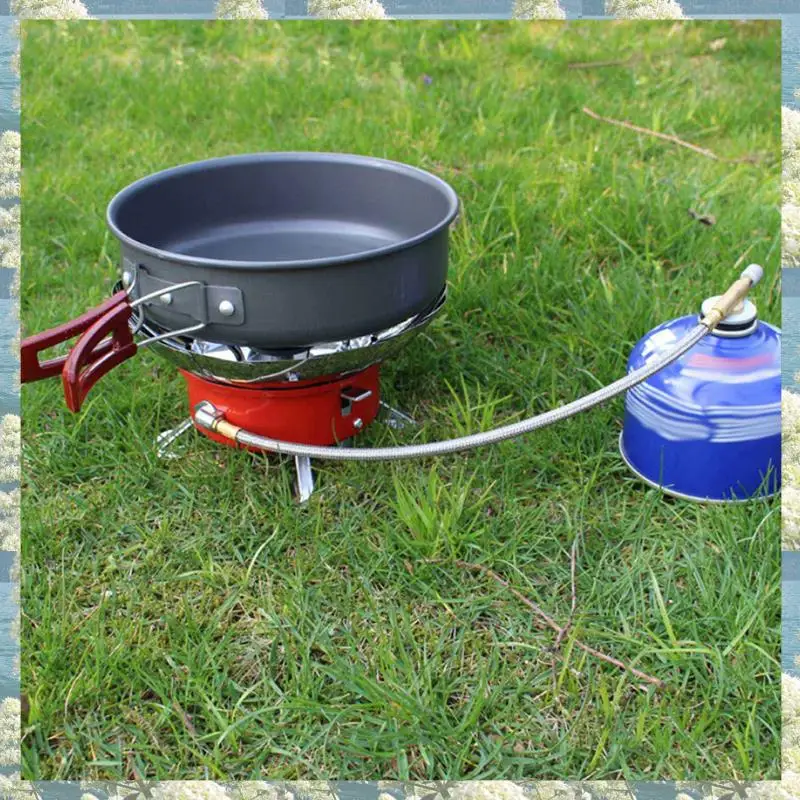 

2X Camping Fry Pan Outdoor Camping Portable Non-Stick Cooking Picnic Hiking Cookware Kitchen Utensil Frying Pan