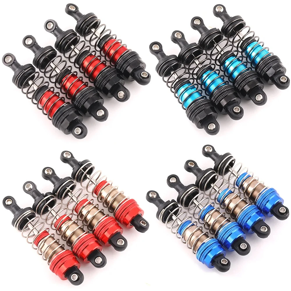 

4pcs 75mm 81mm Metal Shock Absorber Damper for MJX 16207 16208 SCY 16101 16102 Wltoys 144001 124019 HBX 16889 RC Car Upgrades