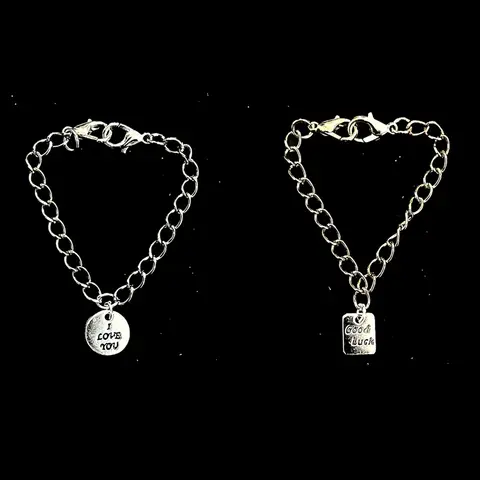 For 17cm Labubu Doll Necklace Fashion Metallic Texture Necklace with Pendant Choker Mini Cute Toy Doll Fashion Accessories