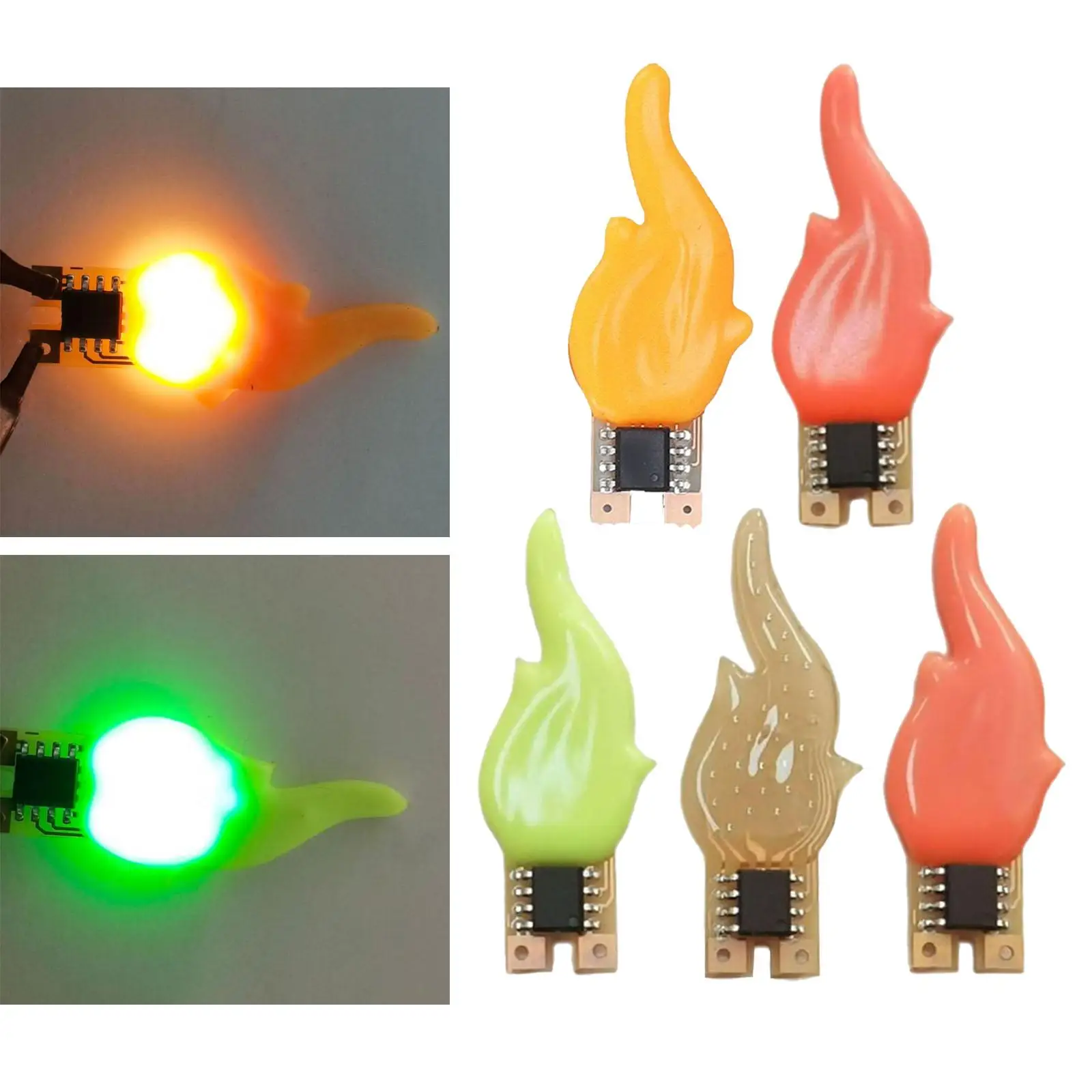 Candelabro Lâmpadas Presentes, Multiuse Night Light, Unique Flame Design Lâmpadas, 2pcs