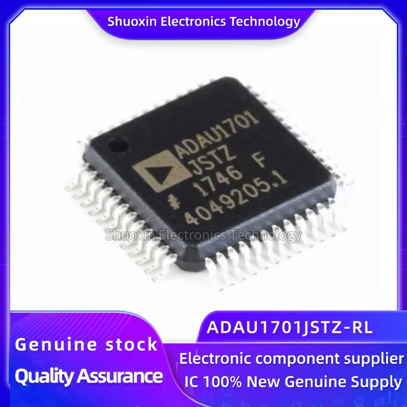 

5 Pieces/Batch 100% New Adau1701Jstz-Rl Adau1701Jstz Lqfp-48 28/56-Bit Audio Processor (Dsp)